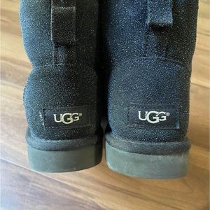 Ugg black boots women’s size 8 sparkle
